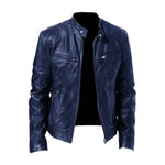 Alexandre | Herren-Lederjacke mit Stehkragen