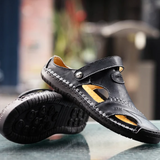 Klassische Leder-Sandalen