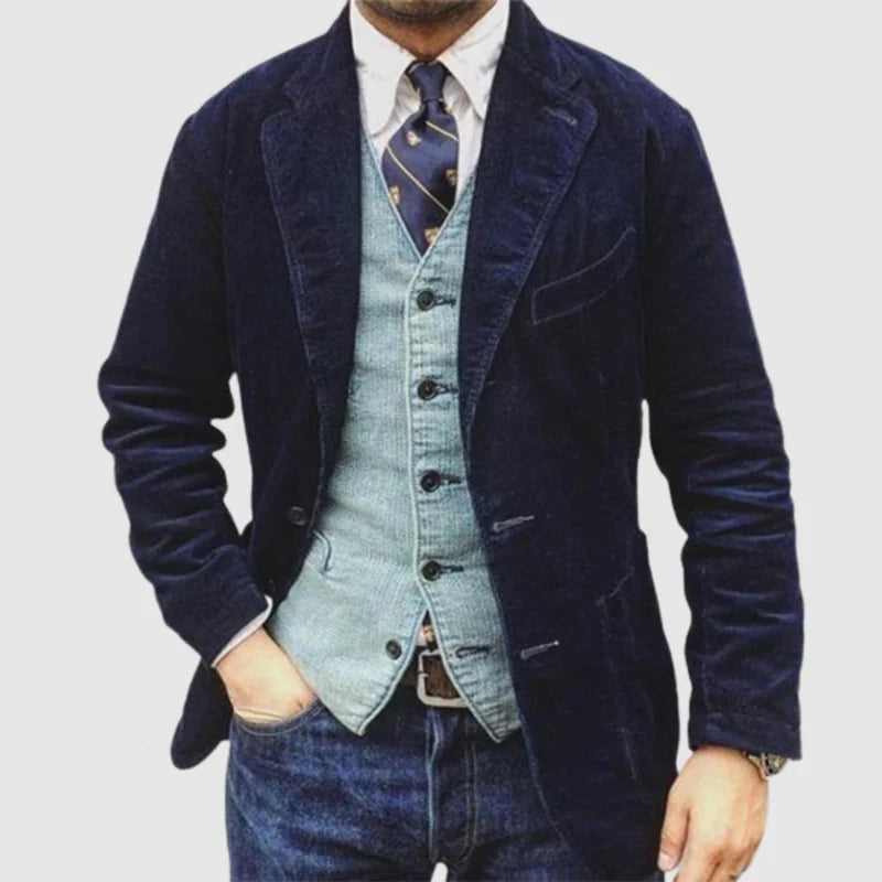 Edmond | Blazer und Weste aus Cord