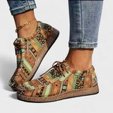 Flora | Orthopädische Patchwork-Print-Sneaker