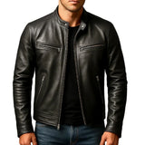 Vintage-Lederjacke