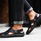 Klassische Leder-Sandalen