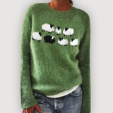 DENISE – SCHAF STRICKPULLOVER