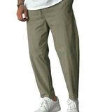 Elegante Tapered Hosen mit Kordel