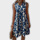 Isabel - Blumen Tiered Sommerkleid