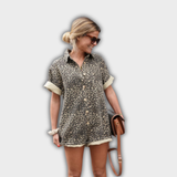 Nonette | Hemdkleid mit Leopardenmuster