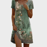 Maja | Elegantes Sommerkleid mit Blumen