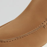 Herren Mokassins aus Leder – Slip-On Chukka Stil, Flacher Absatz – Braun