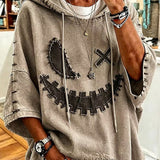 Denise | Halloween-inspirierter Kapuzenpullover mit halben Ärmeln