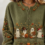 Lorraine | Halloween-inspiriertes Rundhals-Langarm-Sweatshirt