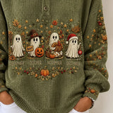 Lorraine | Halloween-inspiriertes Rundhals-Langarm-Sweatshirt
