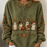 Lorraine | Halloween-inspiriertes Rundhals-Langarm-Sweatshirt
