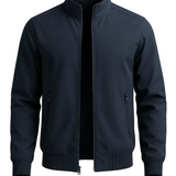 Klassische Marineblaue Bomberjacke