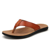 Lässige Leder-Sandalen