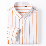 Elegantes Baumwollhemd für Herren – Grau/Weiß