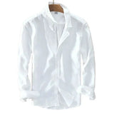 Elegantes Premium-Baumwollhemd für Herren – Weiß