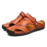 Klassische Leder-Sandalen