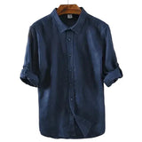 Elegantes Premium-Baumwollhemd für Herren – Weiß