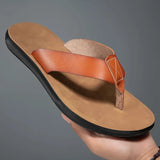 Lässige Leder-Sandalen