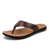 Lässige Leder-Sandalen