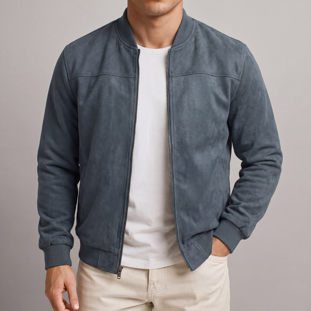 Rafael | Urbane Jacke in Wildlederoptik