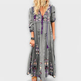 Vivi - Lässig’s Boho Leinen Maxikleid