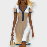 Elena I Elegantes Midi-Kleid mit Fischschwanz