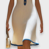 Elena I Elegantes Midi-Kleid mit Fischschwanz