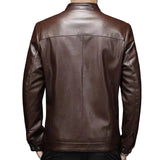 Lässige Lederjacke
