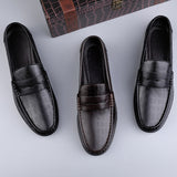 Elegante Premium-Leder-Mokassins
