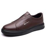 Leder Slip-On Schuhe