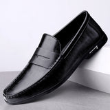 Elegante Premium-Leder-Mokassins