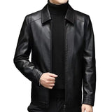 Lässige Lederjacke
