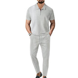 Poloshirt- und Hosen-Set - Koordiniert