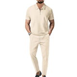 Poloshirt- und Hosen-Set - Koordiniert