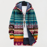 Myriam | Kapuzenjacke mit ethnischem Muster