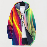 Josiane | Hoodie mit bunten Streifen