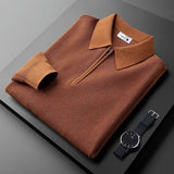 Eleganter Herren-Sweater mit Reißverschluss