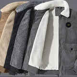 Cordjacke mit Fleece-Futter