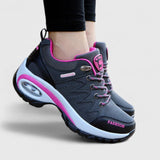 Vera | Chunky Zwei-Ton Leder Sneaker