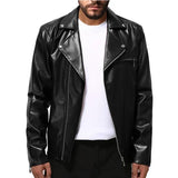 Herren Lederjacke Casual