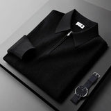 Eleganter Herren-Sweater mit Reißverschluss