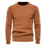 Herrenpullover Theodor mit Rautenmuster