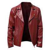 Herren Lederjacke Casual