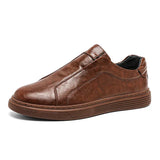Klassische Leder Slipper
