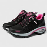 Vera | Chunky Zwei-Ton Leder Sneaker