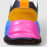 Beryl | Regenbogen Chunky Sneakers