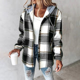 Gefüttertes Overshirt mit Kapuze Élise