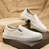 Atmungsaktive Slip-On Canvas-Schuhe