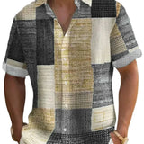 Elegantes Patchwork-Hemd